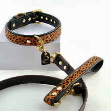 Load image into Gallery viewer, Genuine Leather Dog Collar: Diana Collar